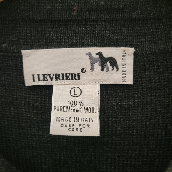 I Levrieri Wool Sweater Size Large - Picture 3 of 5
